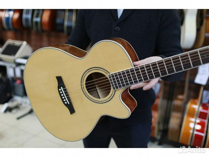 Parkwood S67 с чехлом электроакустическая гитара