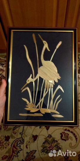 Картины из соломы