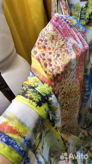 Шифон ткань отрез