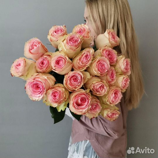 Букет из 21 розы Esperance 80 см