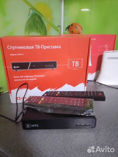 Спутниковая тв приставка МТС+ тарелка