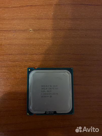 Процессор intel core 2 duo e 8600