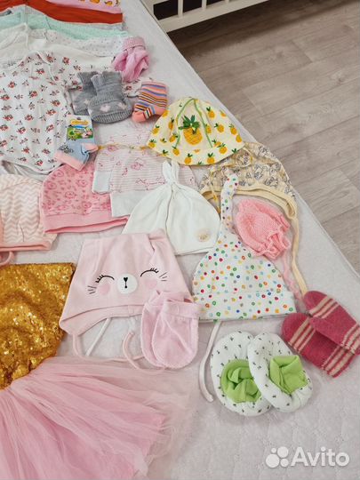 Вещи на девочку с рождения до года 62-80 р