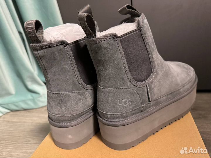 Угги UGG Neumel Platform Chelsea Grey 40р, 26 стел