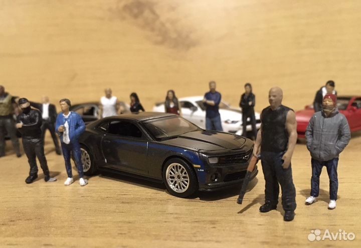 Фигурки в масштабе 1:64 из фильма Форсаж