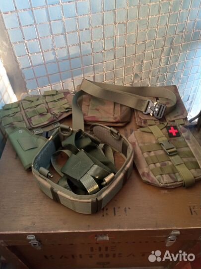 Пояс разгрузочный тактический с подсумками