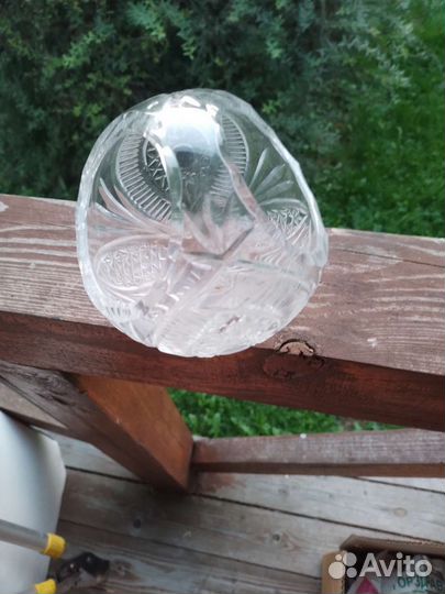 Конфетница СССР стекло хрусталь