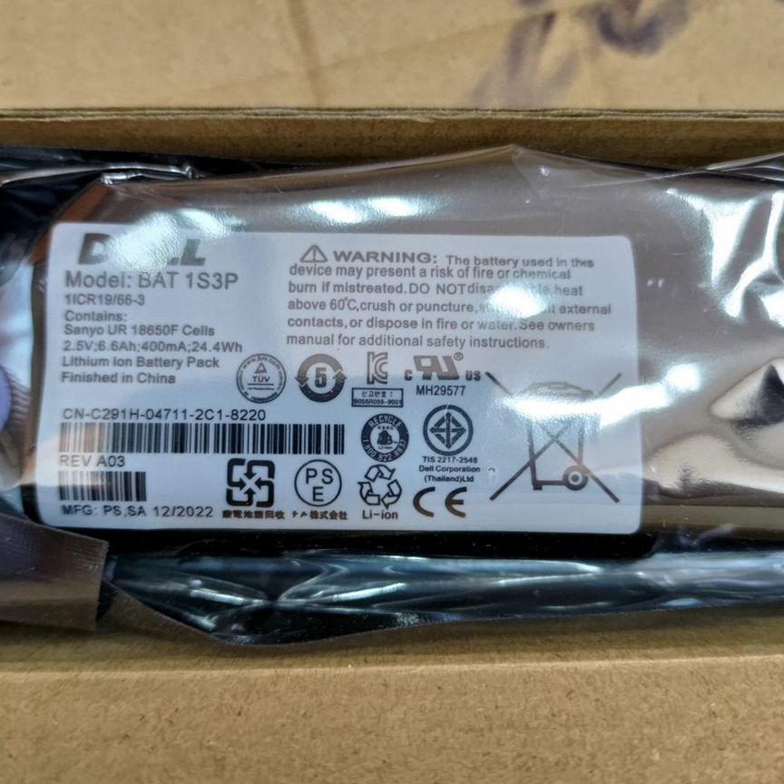 [MD3000I] Батарея Dell Bat1s3p Jy200 C291h (12/22 Г)