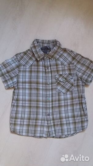Рубашки для детского сада, рост 74, 80, 98