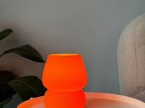 Лампа-светильник декоративный настольный оранжевый