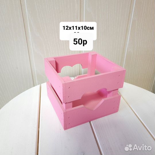 Ящики-кашпо деревянные