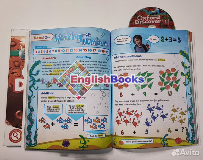 Oxford discover 1, 2nd edition, комплект