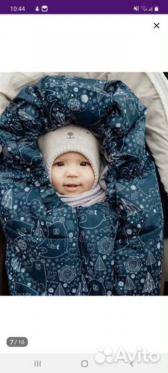 Зимний конверт в коляску мимими