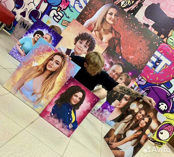 Портрет на холсте по фото