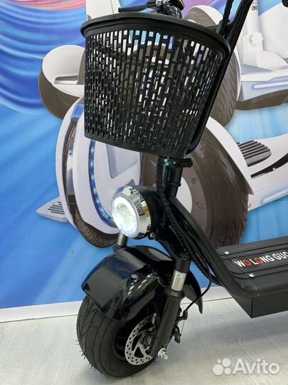 Электроскутер Wolong C1 PRO Plus 1000W 13Ah 2022 г