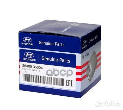 Масленый фильтр hyundai 26300-35504 OEM 2630035504