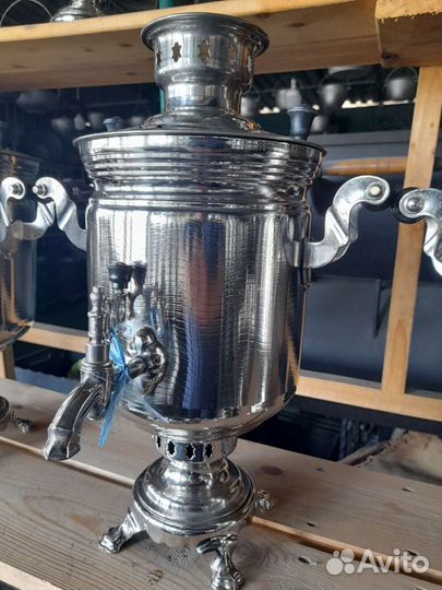 Самовар 5 литров Тула на углях