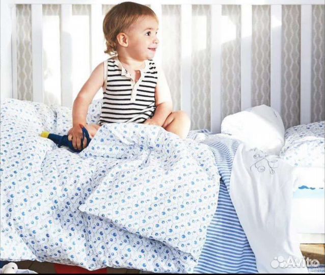 IKEA детское постельное/одеяло лен
