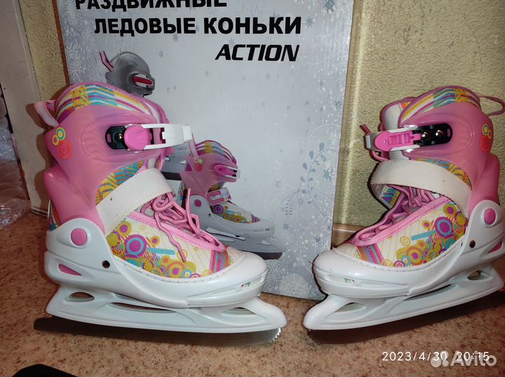 Коньки детские раздвижные