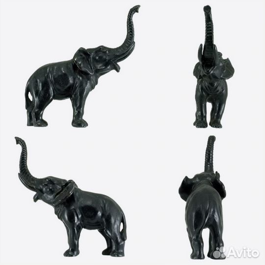 Слон Касли 10,5см чугун СССР