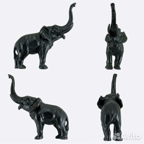 Слон Касли 10,5см чугун СССР