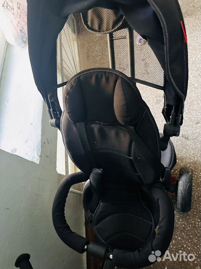 Велосипед коляска с ручкой складной