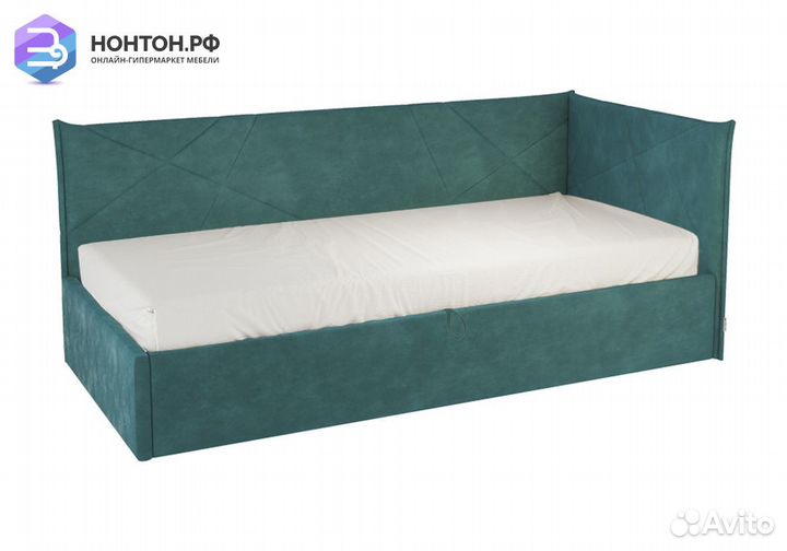 Кровать Квест 0.9 зеленая
