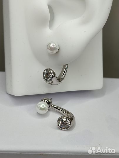 Серьги с жемчугом