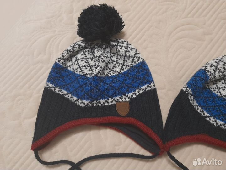 Шапочка демисезонная для мальчика 42 44 46