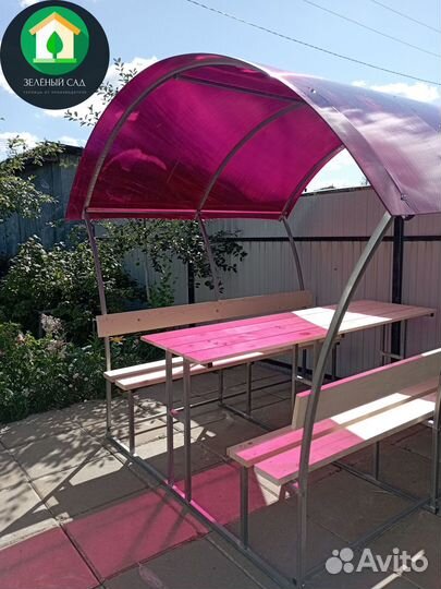 Беседка из поликарбоната