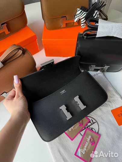 Сумка hermes constance 2 размера