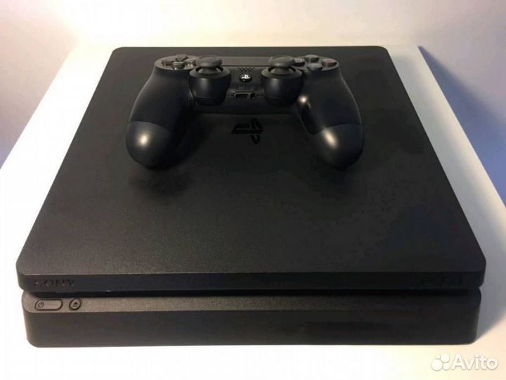 Sony Playstation 4 Slim на 1 тб + игры