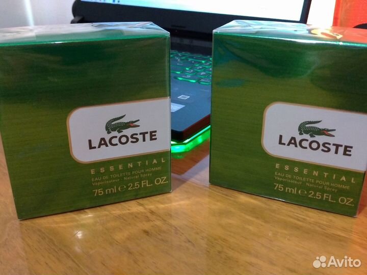 Оригинал Туалетная вода Lacoste Essential 75мл