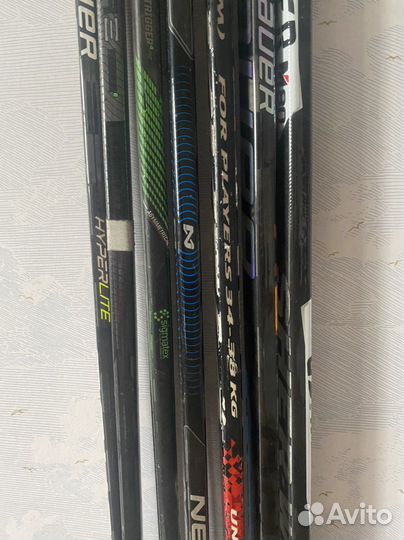 Клюшки хоккейные bauer, ccm, sherwood, vikella