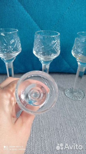 Рюмки на ножке хрусталь