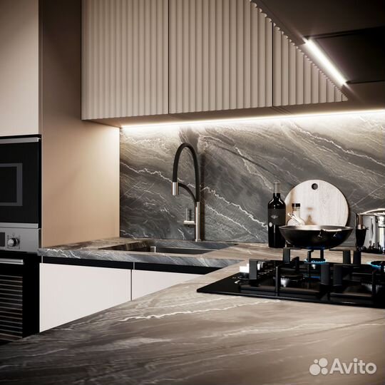 Кухня угловая / Прозрачный расчет