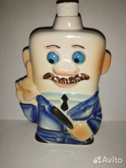 Бутылка керамическая