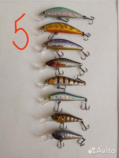 Воблеры, раттлины, Lucky craft, Daiwa и др