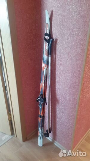 Лыжи с палками 150см