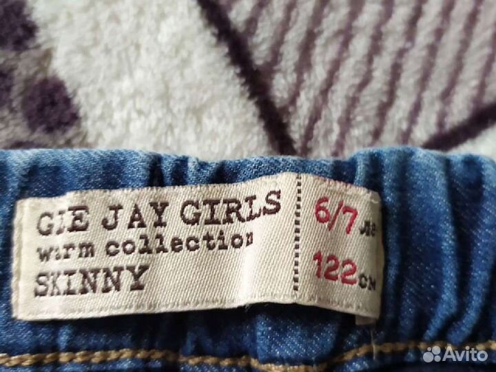 Джинсы утеплëнные 122