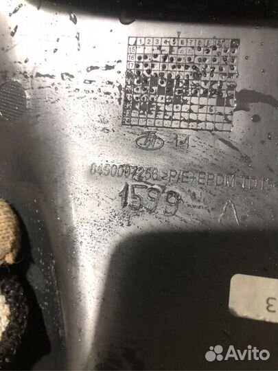 Обшивка порога задняя правая ваз (LADA) vesta 1.6