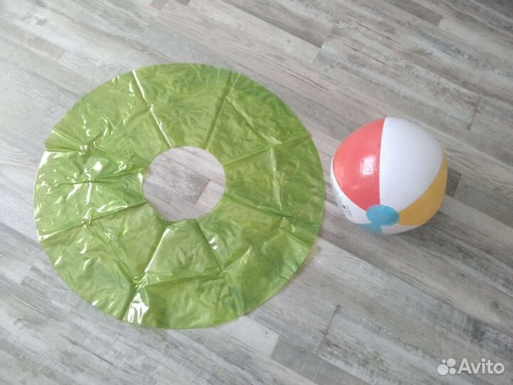 Мяч надувной, игрушка-дельфин, меч, гребки