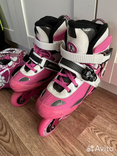 Ролики Seba SJ Junior Pink/White р. 33-36