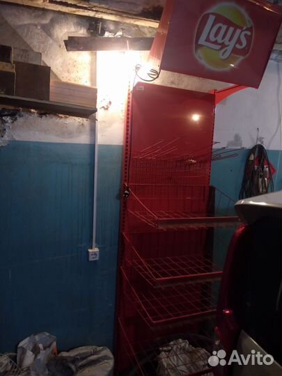 Промо стеллаж LAY'S металлический