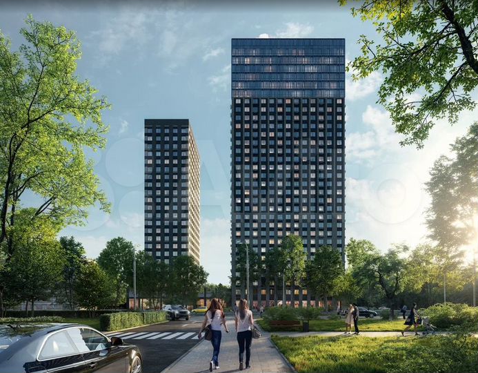 3-к. квартира, 54 м², 21/31 эт.