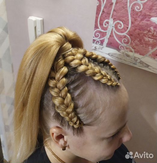 Афрохфост, афрорезинки, 3Д косы съемные