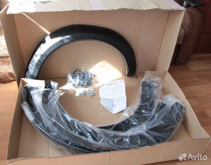 Расширители арок на Ниву - стандартные арки, 70 мм