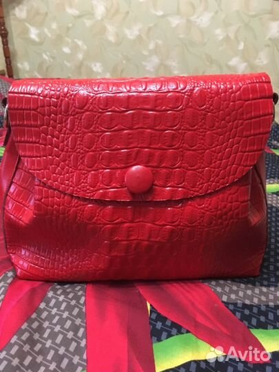 Сумка кожаная