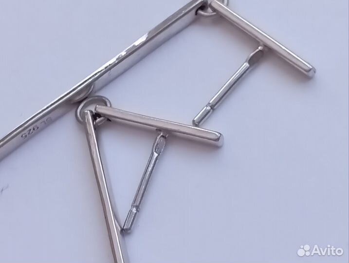 Серебряные серьги, Пусеты 925пробы