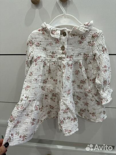 Платье для девочки муслин 80